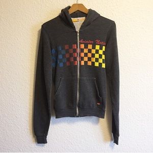 rainbow checkerboard jacket